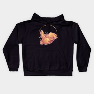 Rose gold bunny Kids Hoodie